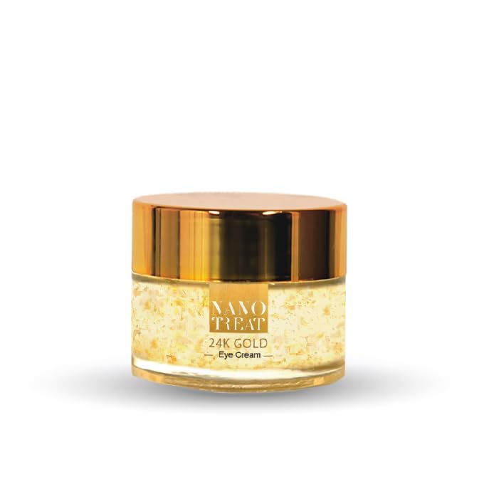 Nanotreat Nano Treat 24K Gold Eye Cream – Dark Circles, Puffiness & Anti-Wrinkle Treatment – 15g
