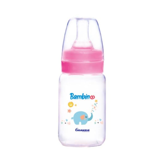 Granzia Bambino Classic Baby Feeding Bottle Rose 100 ML
