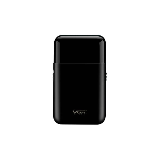 Vgr Premium Cordless Rechargeable Professional Electric Ultra Thin Shaver Wet/Dry Razor For Face Care Beard Trimmer With Usb Travel Shaver, Electric Razor- V-390 Black