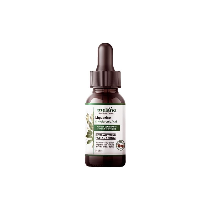 Melano Pharma Licorice & Hyaluronic Acid Extra Whitening Facial Serum, Skin Care Serum for Uniform Complexion, 30ml