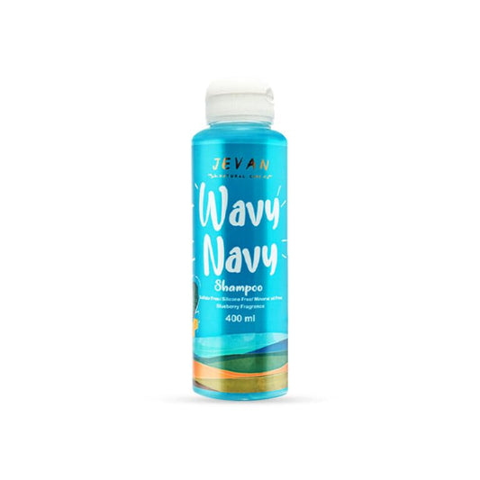 JEVAN Wavy Navy Sulfate Free Shampoo For Dry Hair- Blueberry 400 ml