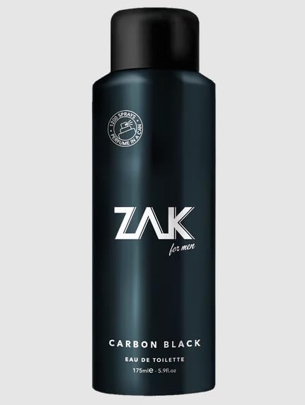 Zak For Men Carbon Black Eau De Toilette 175 Ml