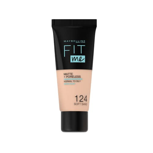 Maybelline Fit Me Matte + Poreless 124 Soft Sand