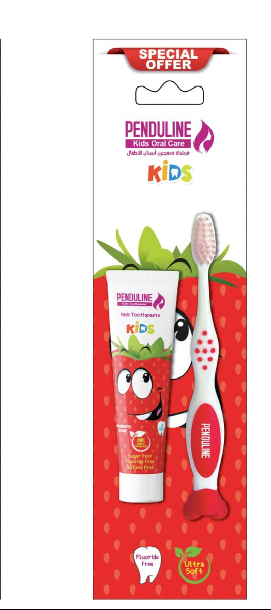 Penduline Red Tooth Pack (Strawbary 25ml & R-Brush)
