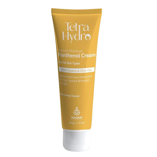 Tetra Hydro Intense Moisture Panthenol Cream for All Skin Types, helps heal, hydrate, and nourish your skin, Intense Moisture, perfect for daily use, keep skin nourished, 50 gm