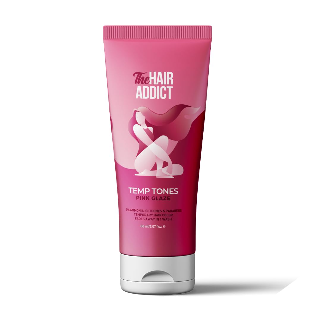 The Hair Addict Temp Tones - Pink Glaze Temporary Hair Colorant
