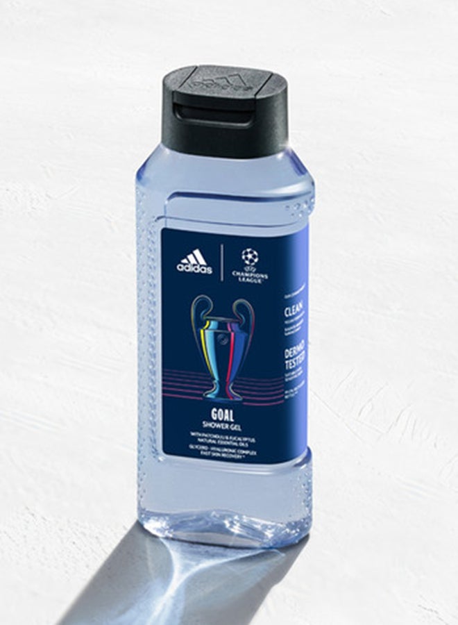 adidas UEFA Champions League Goal Shower Gel for Men 400ml