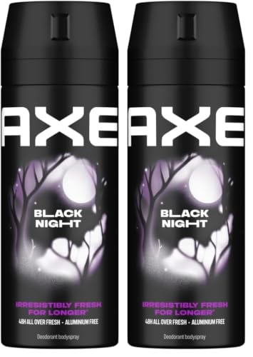 Axe Body Spray for Men Black Night 150ML (Pack of 2)