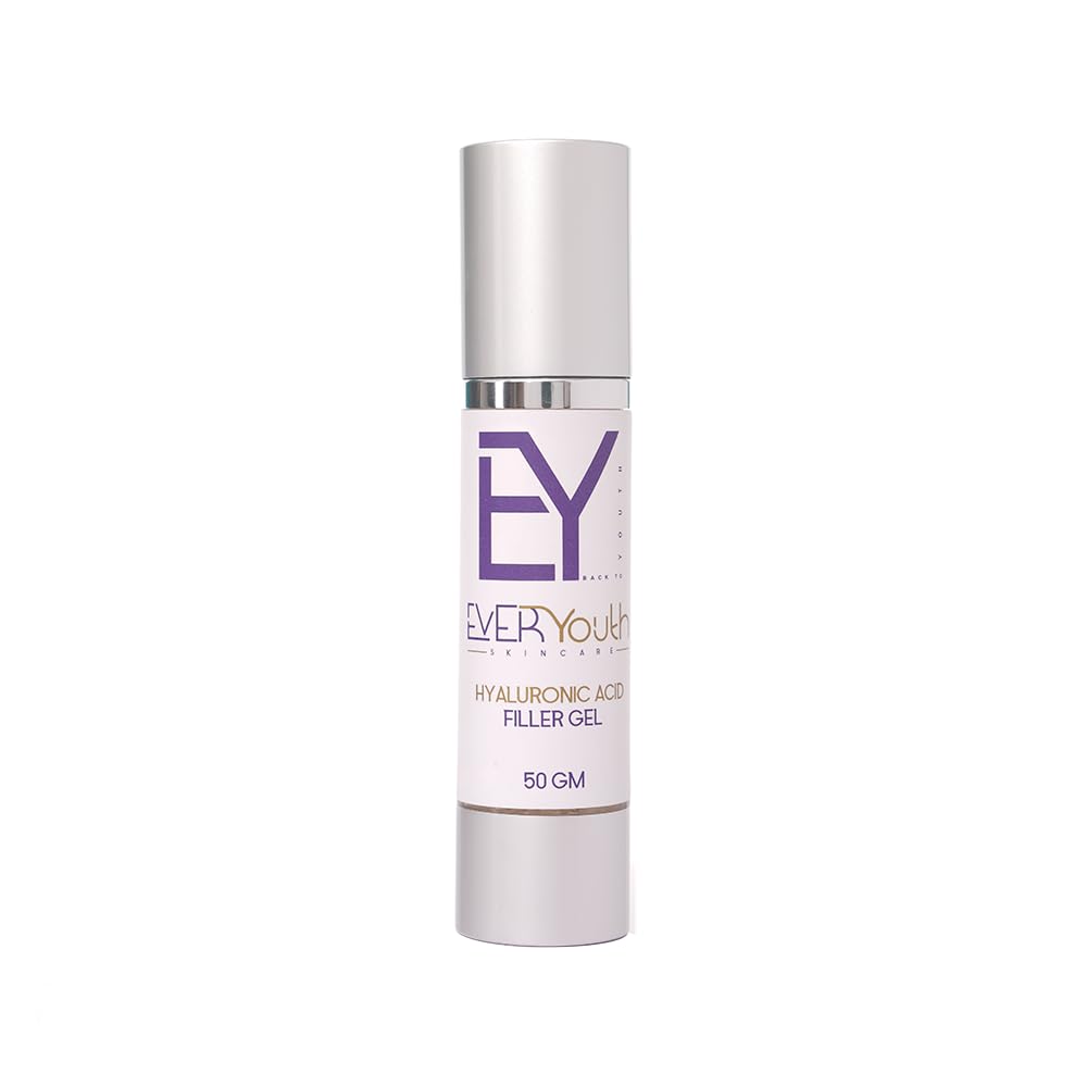 EverYouth Hyaluronic Filler Gel, 50g, Anti-Wrinkle, Volumizing, Triple Hyaluronic Acid, Moisturizing, for All Skin Types