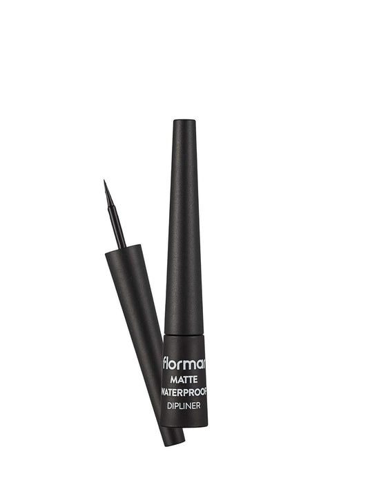 Flormar Matte Waterproof Dipliner - 2.5 g, Black