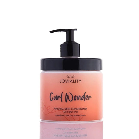 Joviality All Natural Curl Wonder Deep Conditioner with Aloe vera and Avocado Oil - Silicone Free