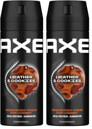 Axe Body Spray for Men Leather & Cookies 150ML (Pack of 2)