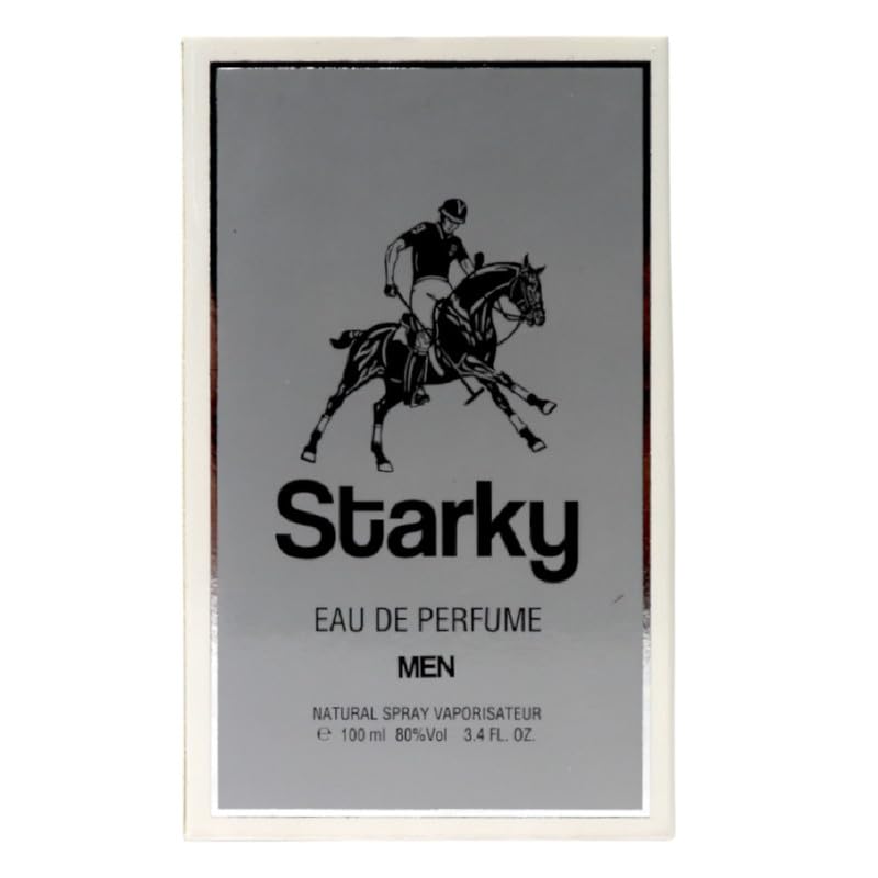 Starky Eau De Perfume Natural Spray Vaporisateur For Men-Grey-100ml