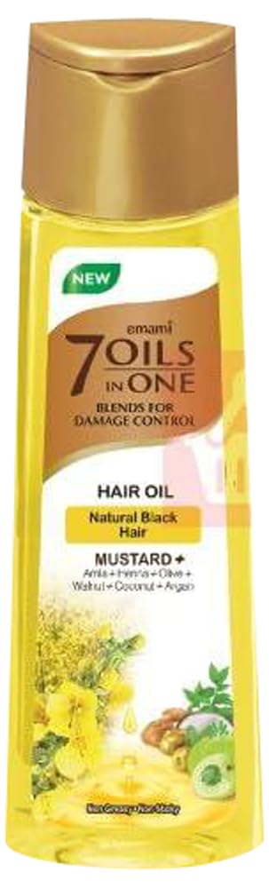 Emami 7 Oils in 1 Mustard Plus Hair Oil 200 ml