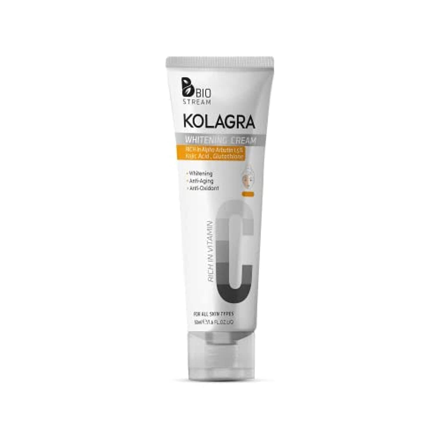 Kolagra Whitening Cream 50ML White