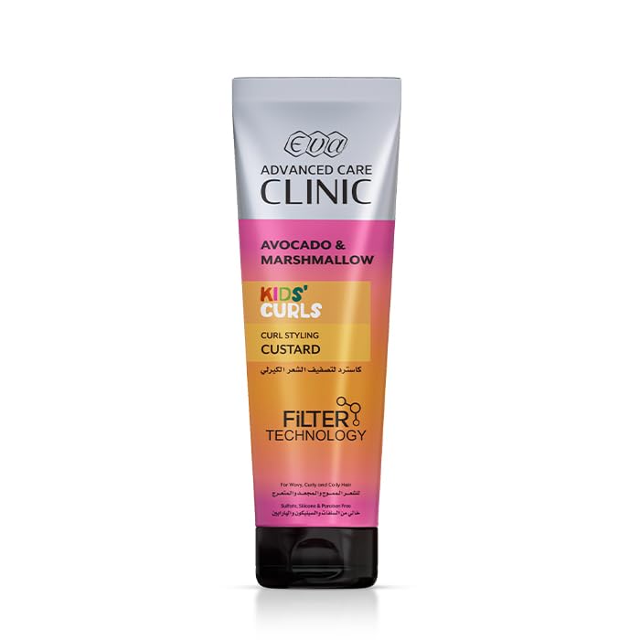 Eva Advanced Care Clinic Kids’ Curls Curl Styling Custard For Wavy, Curly, And Coily Hair 230 Ml