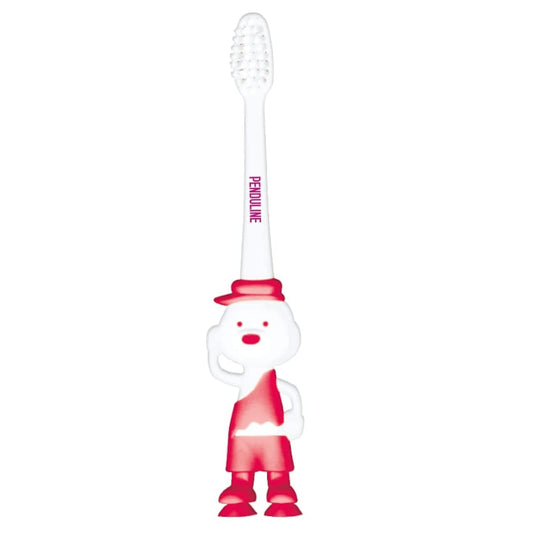 Penduline red toothbrush
