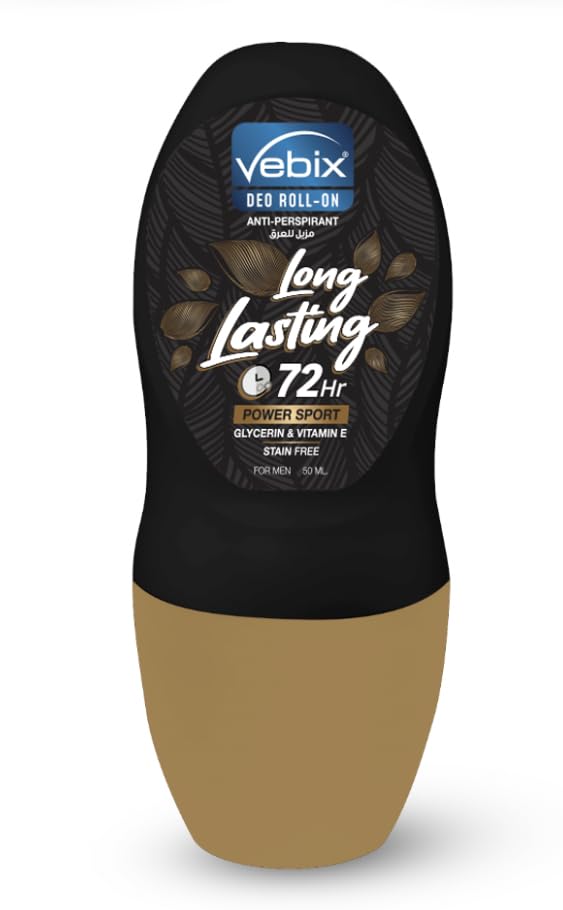 Vebix Power Sport 72 Hrs Long Lasting Roll-On Deodorant 50 ml