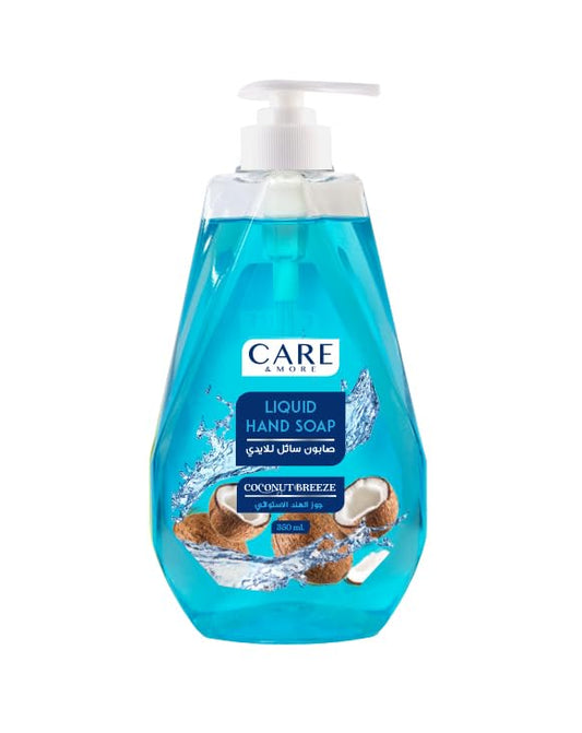 Care More Liquid Hand Soap - Tropical Coconut Breeze - 350 Ml