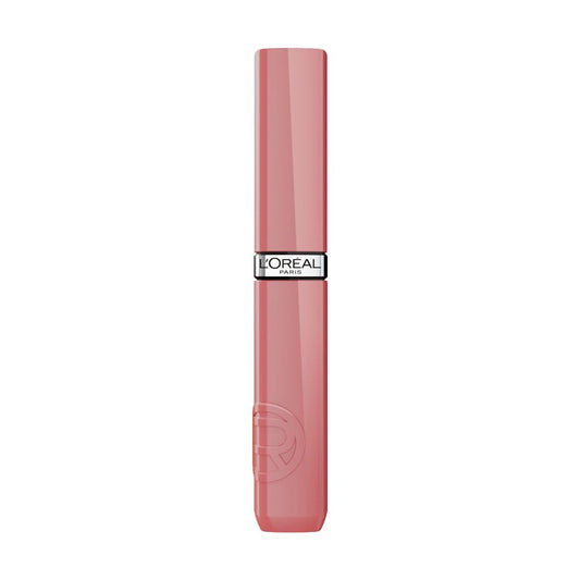 L'Oréal Paris Infaillible Laque Resistance Lipstick, 600 Le Nu Rosé, Smudge-proof Lipstick with Long-Lasting Shine - Holds up to 16H 4.3 ml