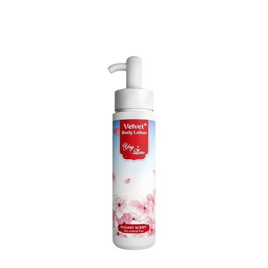 Cosmo APPE Velvet Body Lotion with Sugary Scent, YAY Love Collection, Moisturizing Formula, 250ml
