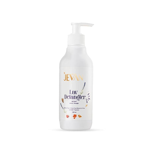 JEVAN Lavender Detangler Leave-In Cream For Wavy Hair - Lavender 280 ml