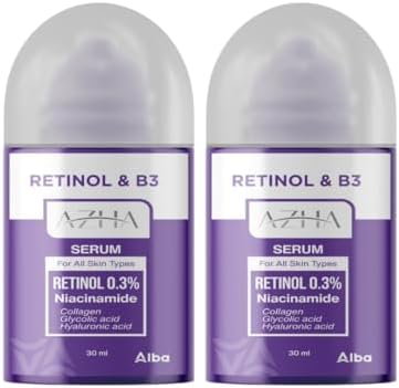 Alba Pharma Azha Retinol & B3 Serum 0.3% 30ml Pack of 2 - Amazon Egypt