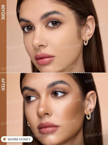 SHEGLAM 2 In 1 Contour & Highlight Stick Warm Honey 3.2g