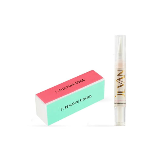 Jevan Candy Nail | Shine & Protect Nail Lotion + GIFT “Nail Buffer”