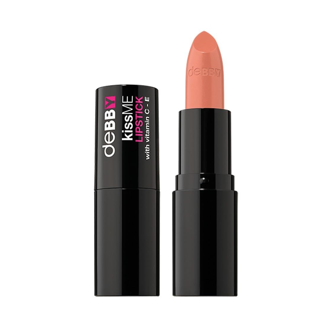 Deborah Debby Kiss Me Lipstick with Vitamin C, E 01 Soft Nude