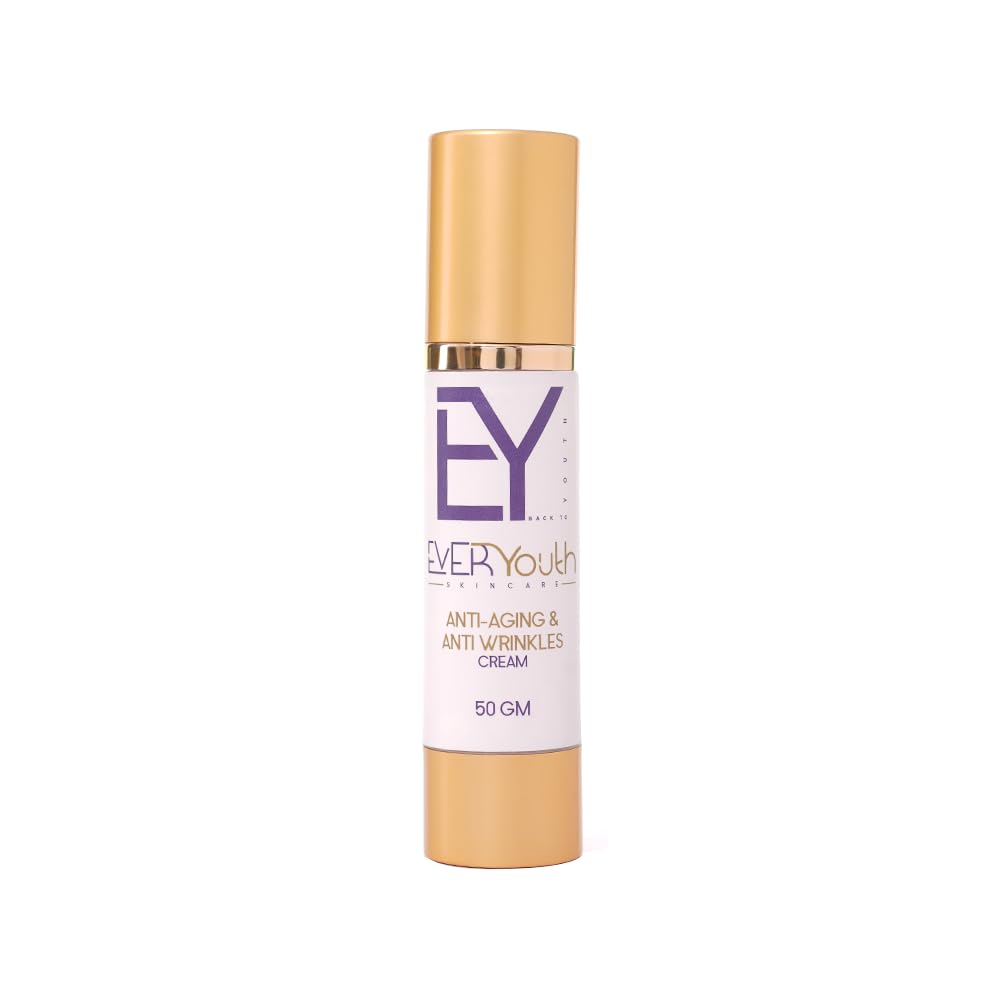 EverYouth Anti-Aging & Anti-Wrinkle Cream, 50 GM, Firming and Smoothing Effect, Collagen Boosting