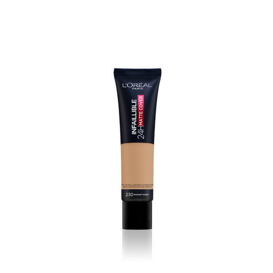 L'Oréal Paris Infaillible 24H Matte Cover Foundation 230 Miel Eclat - Oil Control, High Coverage