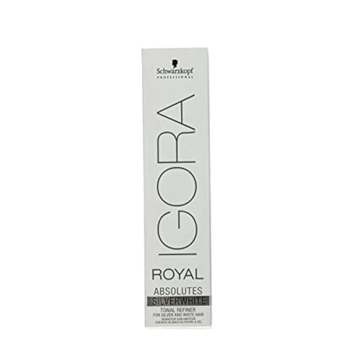 Schwarzkopf IGORA ROYAL ABSOLUTES SILVER WHITE PERMANENT HAIR DYE 60ml - SLATE GREY