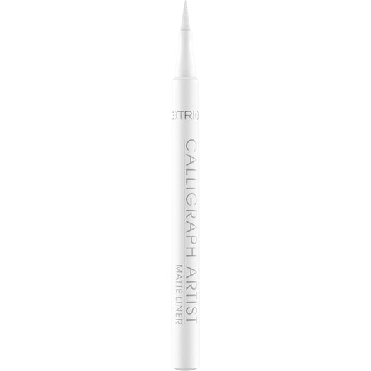 Catrice Calligraph Artist Matte Liner, Eyeliner, No. 070, White, Instant Result, Colour-Intensive, Matt, Vegan, No Microplastic Particles, Nanoparticles Free, No Perfume, Pack of 1 (1.1 ml)