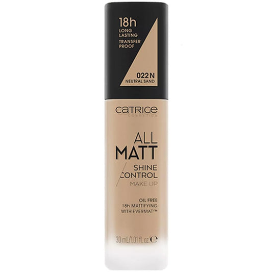 Catrice ALL MATT shine control make up #022N-neutral sand 30 ml