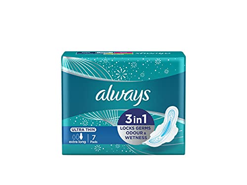 Always Ultra Delight, Extra Long Sanitary Pads, 7 Pieces
