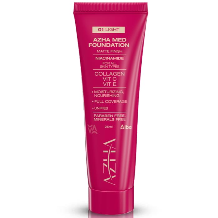 Alba Pharma Foundation 01-25 ml provides perfect natural coverage to hide dark circles