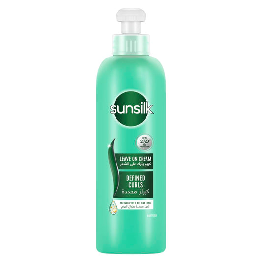 Sunsilk Leave On Cream, with Jojoba Oil, For Curly Frizzy Hair, Curl Definition, Effortless Styling & 24 HR Deep Nourishment, 200ml