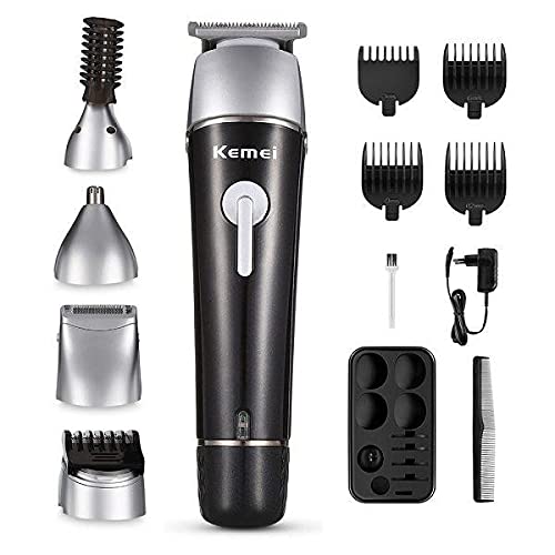 KEMEI super grooming kit 10 in 1 for men wet and dry km-1015 black