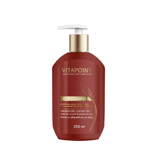 Melano Pharma Vitapoint Anti Hair Loss Shampoo, RCP Complex, Paraben Free, Silicone Free, 250 ml