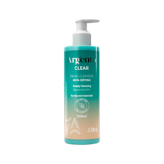 Argento clear facial cleanser skin cleanser 200ml