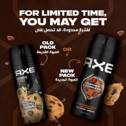 Axe Body Spray for Men Leather & Cookies 150ML