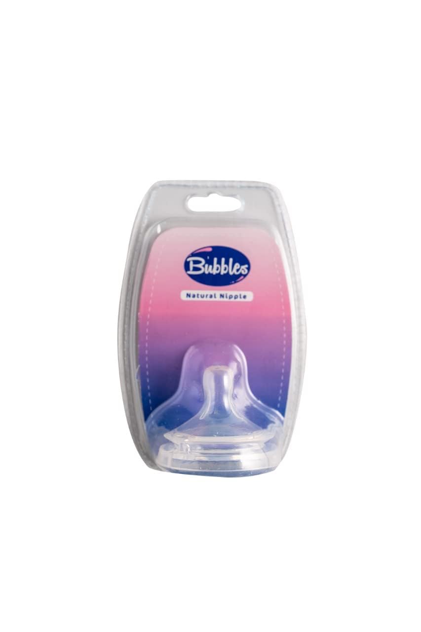 Bubbles natural nipple 6m