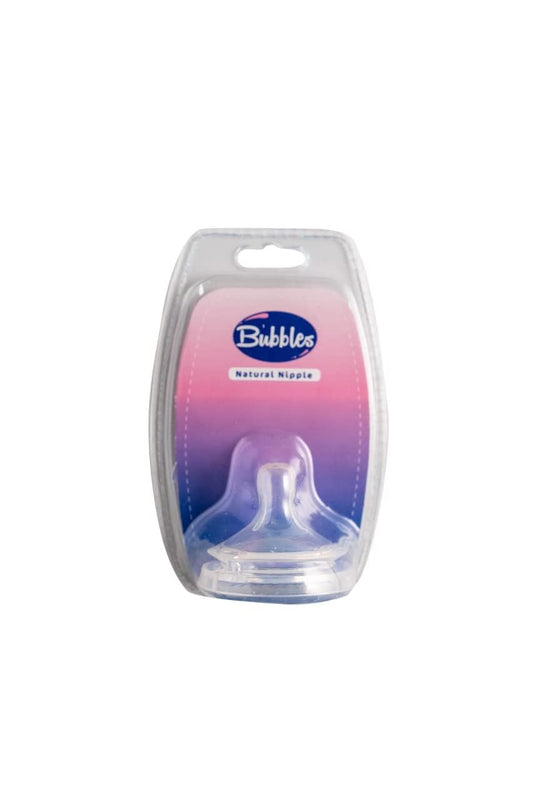 Bubbles natural nipple 6m