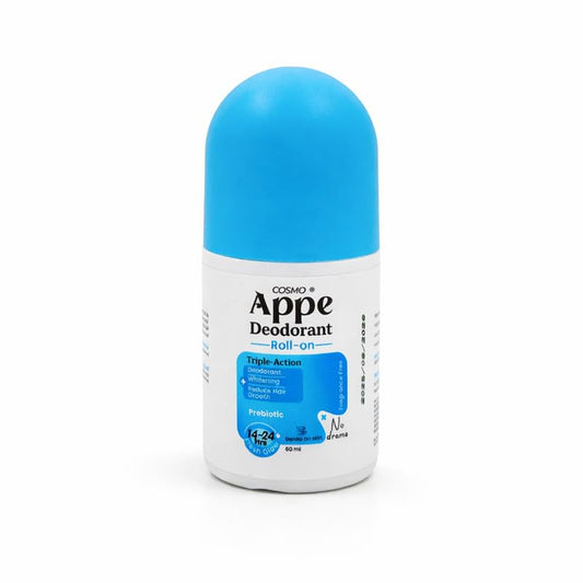 Cosmo APPE "No Drama" Fragrance-Free Roll-On Deodorant - 4-in-1 Clinical Care - 60ml
