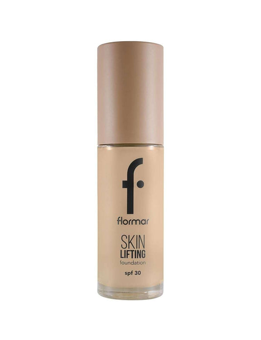 Flormar Skin Lifting Foundation – 080 Golden Beige – Creamy Texture, Firming Care Effect, SPF 30, Smooth Youthful-Looking Finish
