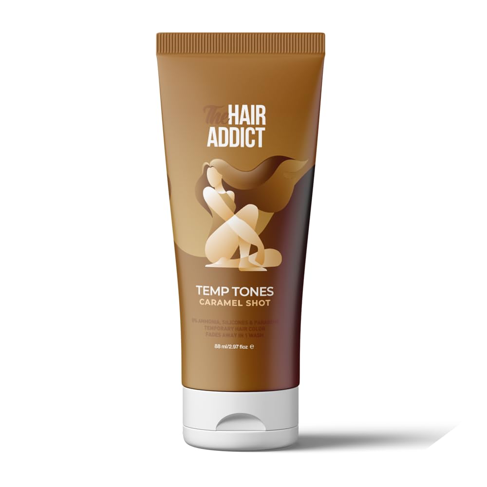 The Hair Addict Temp Tones - Caramel Shot Temporary Hair Colorant (88ml)