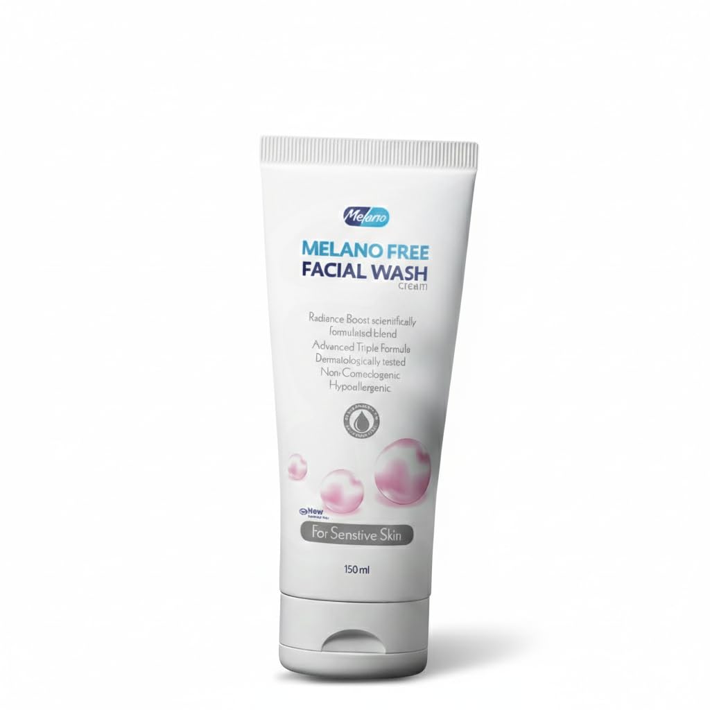Melano Pharma Melanofree Facial Wash Cream for Sensitive Skin, 150ml