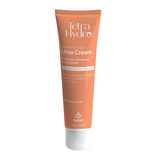 Tetra Hydro Urea Cream for Bumpy and Cracked Skin, Suitable for elbows, knees, heels, designed to smooth rough, Premium Beauty, Hydration, Urea Cream, Exfoliating Effect, 75 gm