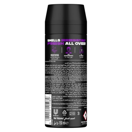 Axe Body Spray for Men Black Night 150ML